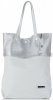 Bőr táska shopper bag Vittoria Gotti fehér V6538
